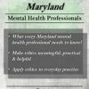 Allan M. Tepper – Ethical Principles in the Practice of Maryland Mental Health Professionals