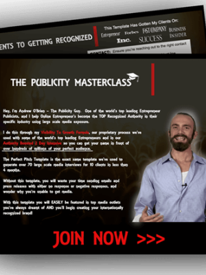 Andrew O´Brien – The Publicity MasterClass