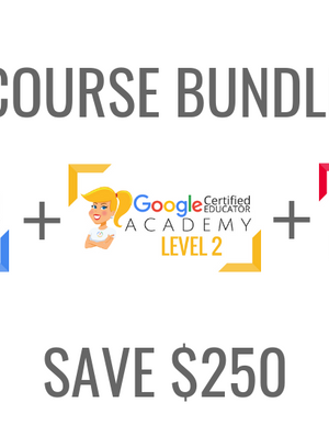BUNDLE – Google Certified Educator Level 1 Academy – Level 2 Academy and Trainer Academy
