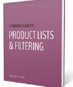 Baymard Institute – E-Commerce Product List Usability