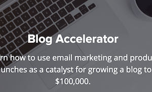 Chris Lee – Blog Accelerator Update