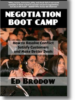 Ed Brodow – Negotiation Bootcamp