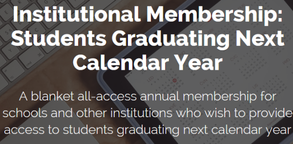 George – Institutional Membership: Students Graduating Next Calendar Year
