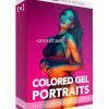 Jake Hicks – Colored Gel Portraits and Retouching