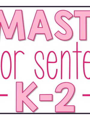 Jivey – Master Mentor Sentences K-2