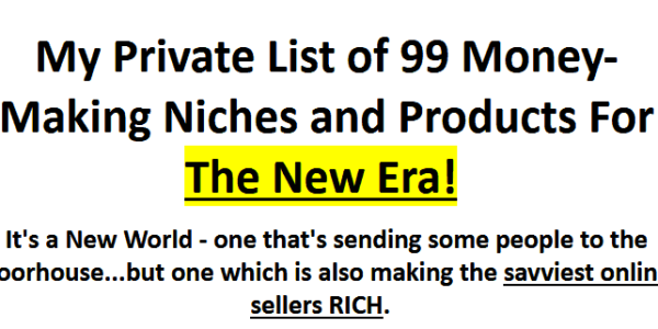 Oliver Goehler – 99 Niches New Era! eBay – Amazon