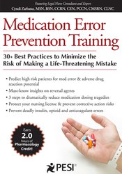 Rachel Cartwright-Vanzant – Medication Error Prevention Training