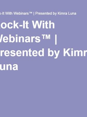 Rock It With Webinars