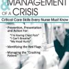 Sandy A Salicco – Identification & Management of a Crisis
