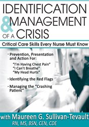 Sandy A Salicco – Identification & Management of a Crisis