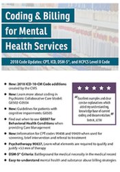Sherry Marchand – Coding and Billing for Mental Health Services 2018 Code Updates