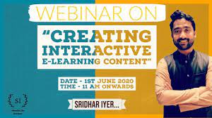 Sridhar Iyer – Create Interactive elearning Content