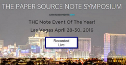 The Paper Source Note Symposium – Cash Ffow Profits 2016
