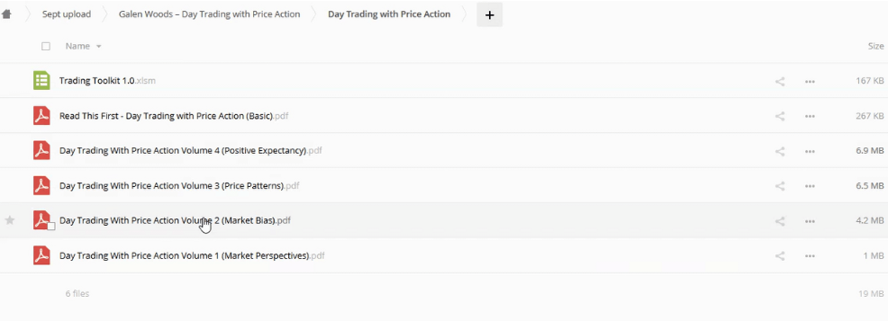 Galen Woods Day Trading with Price Action Course